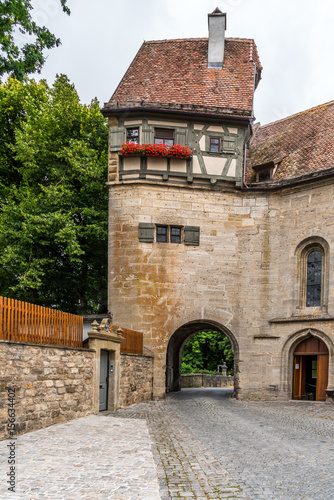 Einfahrt der Klingentorbastei in Rothenburg ob der Tauber