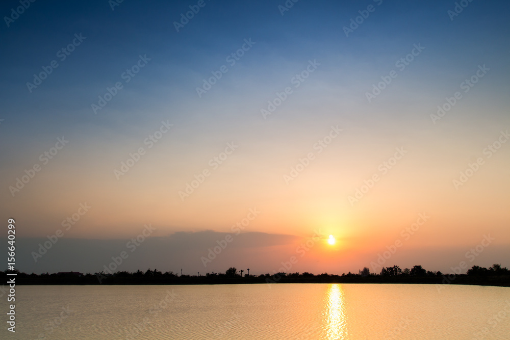 colorful dramatic sky with cloud at sunset colorful dramatic sky with cloud at sunset
