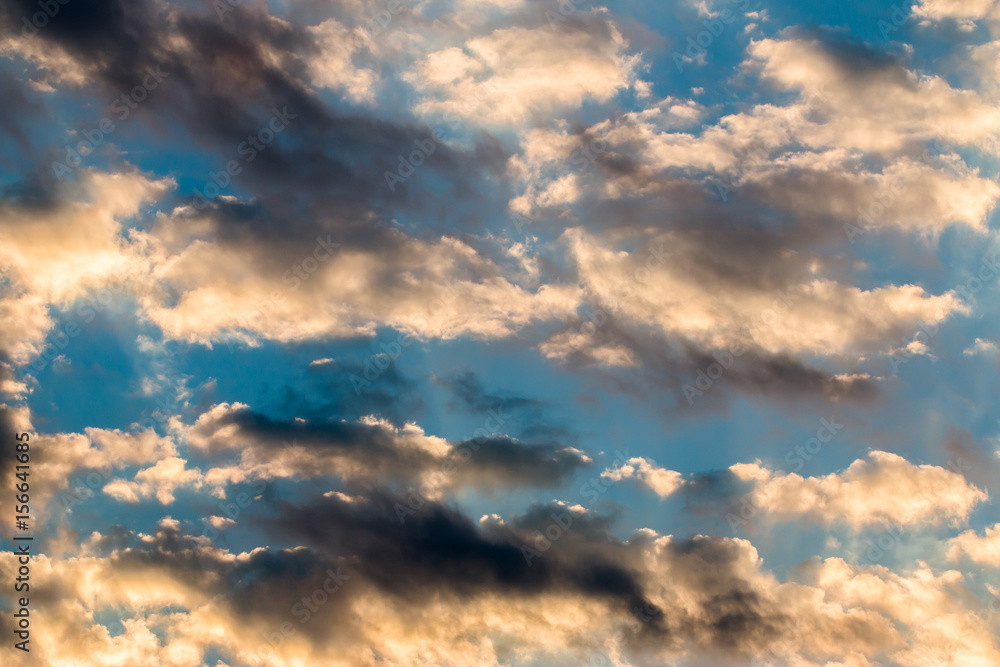 colorful dramatic sky with cloud at sunset colorful dramatic sky with cloud at sunset