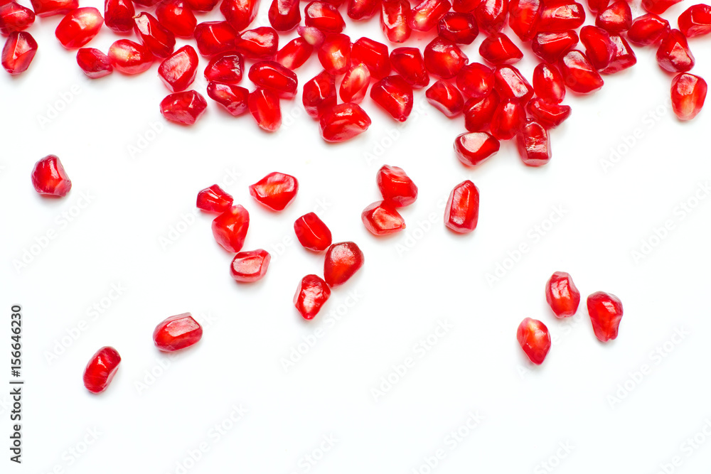 pomegranate fruit isolated on white background pomegranate fruit isolated on white background