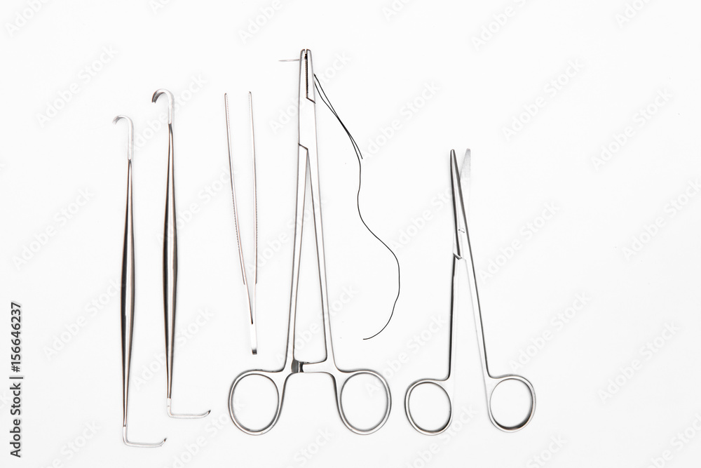 surgical tool on white background Stock Photo Adobe Stock