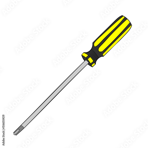 Vector  of Philip Head Screwdriver. EPS8 .