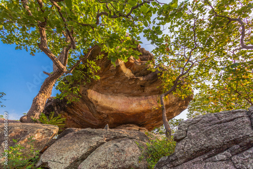 amazing natural stone sculpture photo