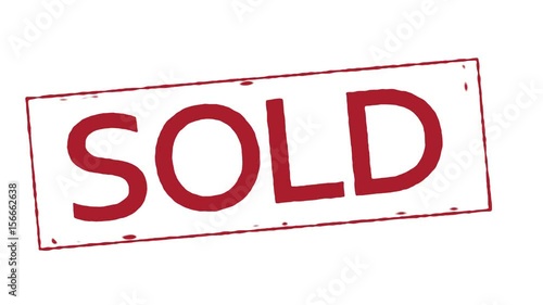 sold out stamp red animation keyable