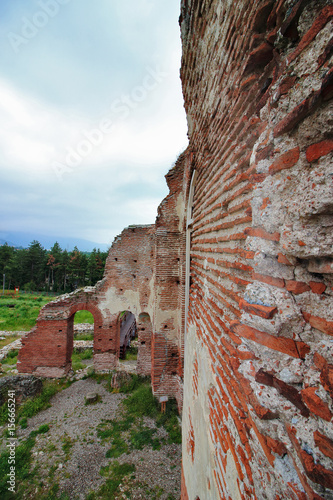 Ruins of an early Roman Christian church dating back to the 4th to 5th centuries