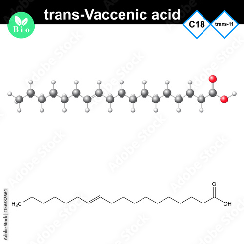 trans- Vaccenic unsaturated fatty acid