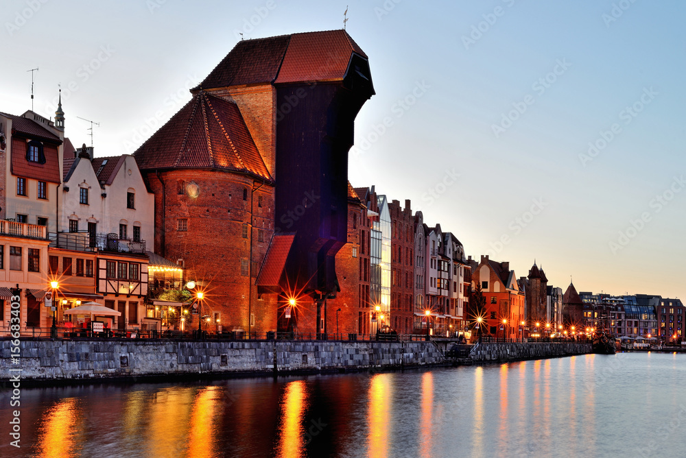 Obraz premium Old town of Gdansk