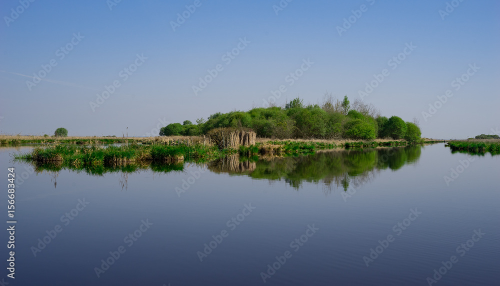 Reflets sur l'eau