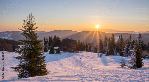 Fototapeta Naklejka Na Ścianę i Meble -  Zachód słońca 2