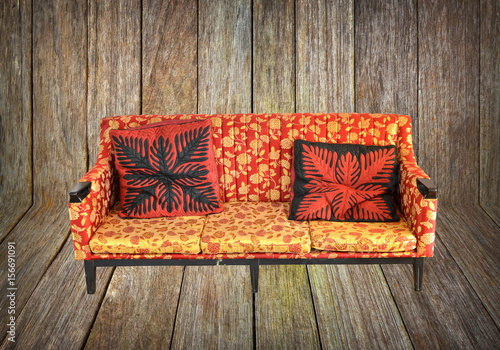 luxury leather armchair on ...