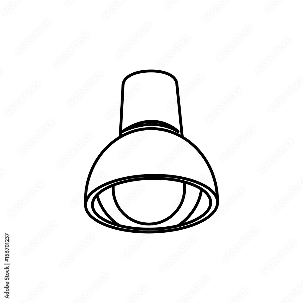 ceiling lamp bulb with electricity light vector illustration ceiling lamp bulb with electricity light vector illustration