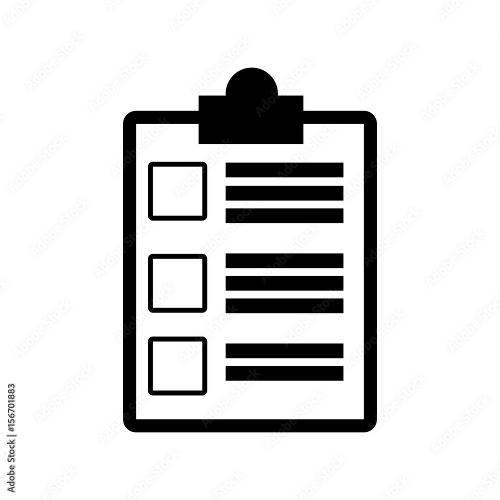 clipboard check document paper image vector illustration clipboard check document paper image vector illustration