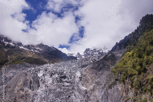 Meili snow Mountain also know as Kawa Karpo located in Yunnan Province, China