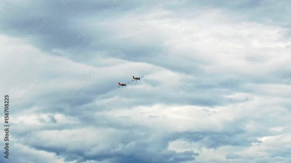 formation of airplanes in the sky
formation of airplanes in the sky