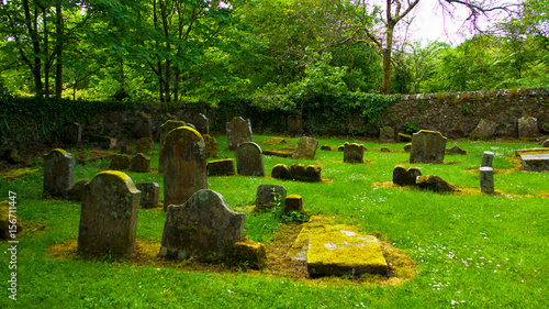 Old churchyard no longer used.