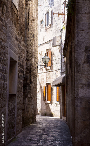 Trogir, Croatia - street in old town