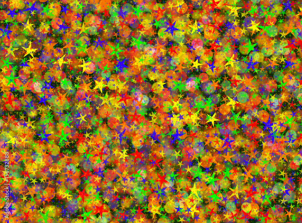many color stars and rounds bokeh backgrounds many color stars and rounds bokeh backgrounds
