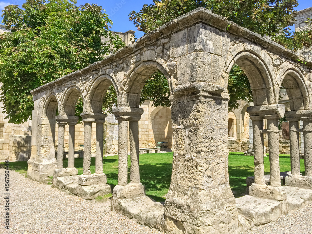 Cordeliers cloister in Saint-Emilion, France