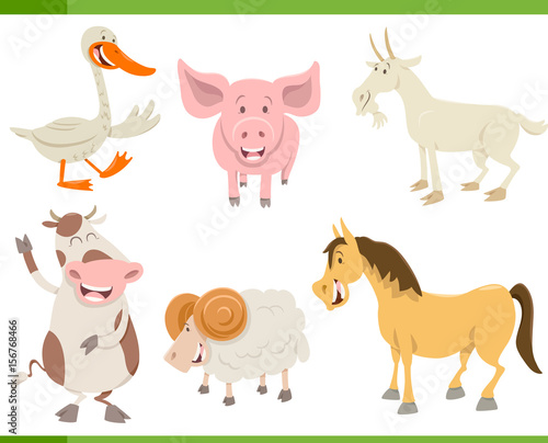 farm animal characters set © Igor Zakowski