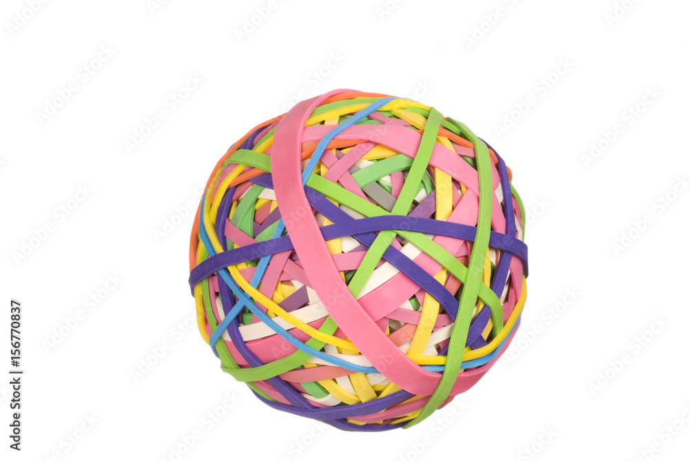Rubber band ball Rubber band ball