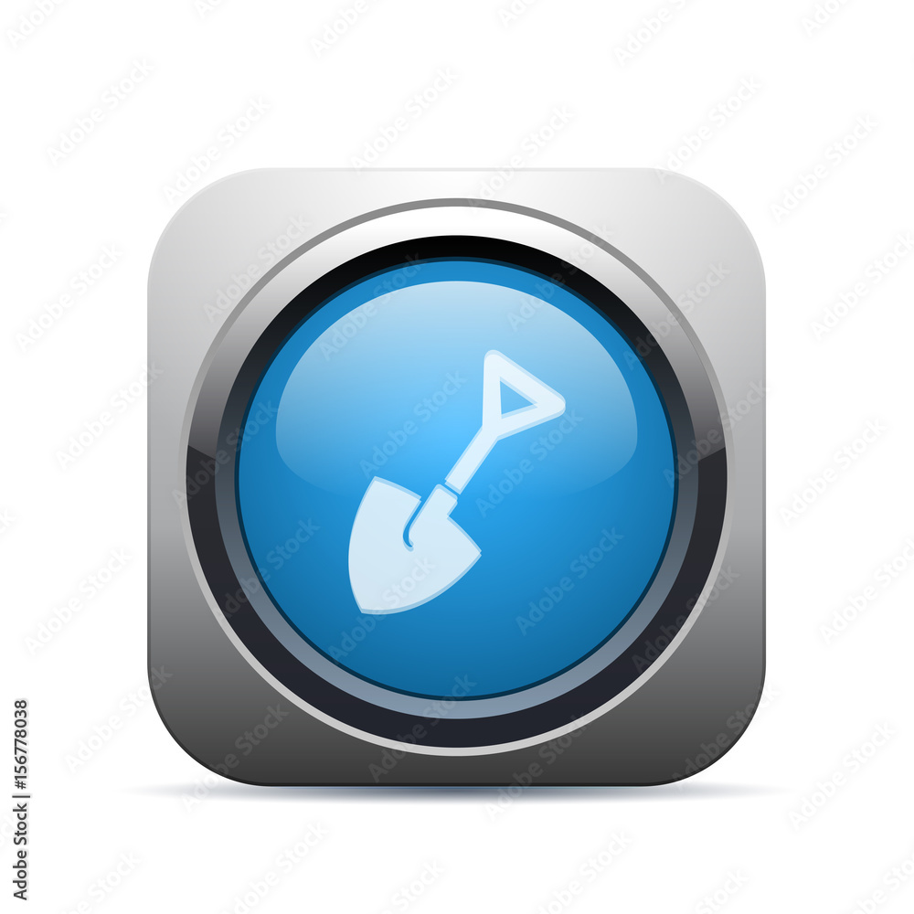 Square Push-Button - Vector Square Push-Button - Vector