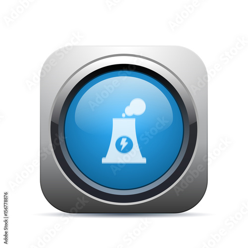 Square Push-Button - Vector