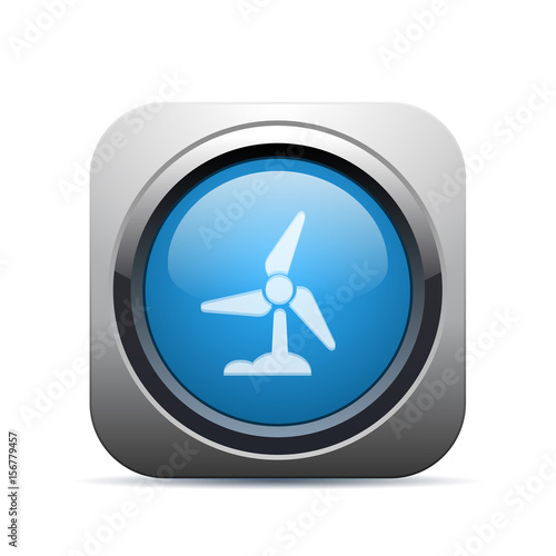 Square Push-Button - Vector