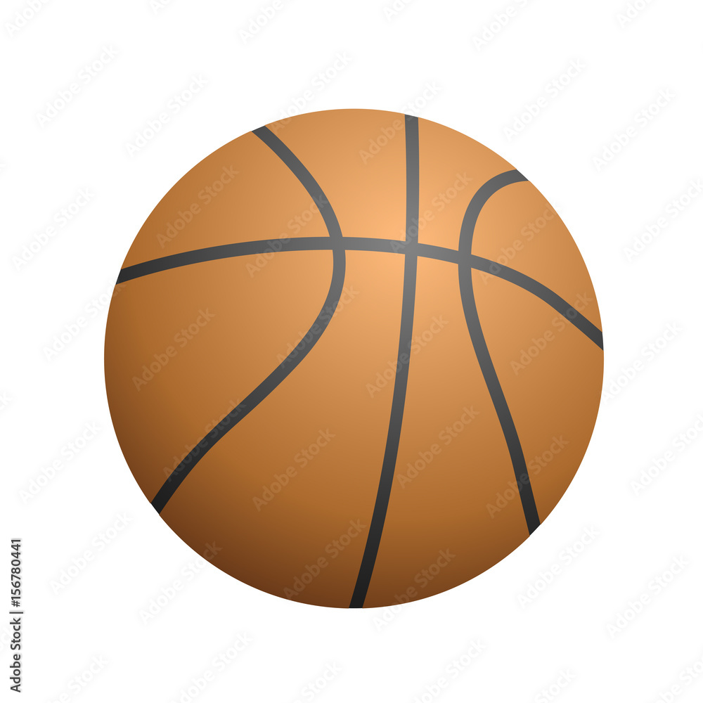 orange ball of  basketball