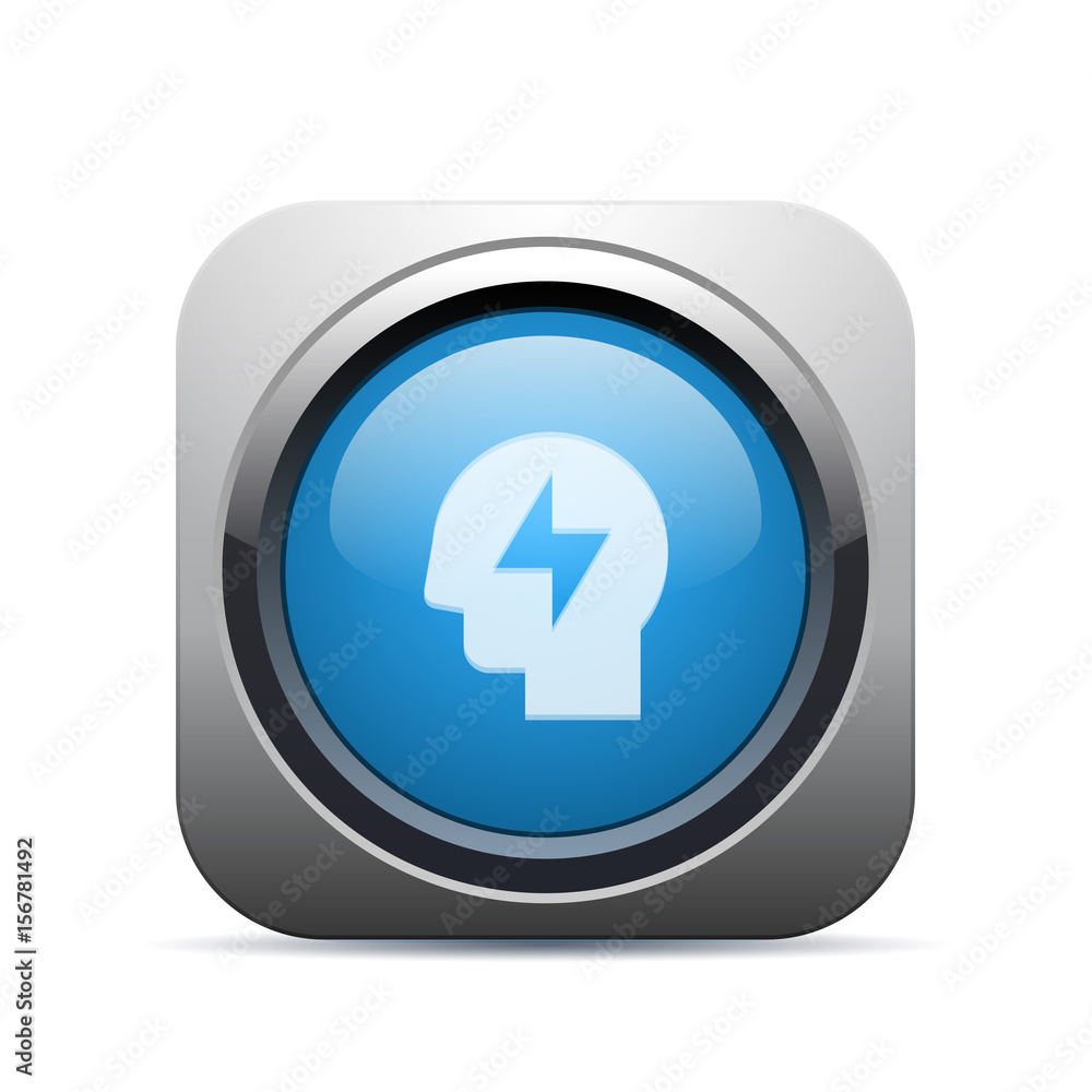 Square Push-Button - Vector Square Push-Button - Vector