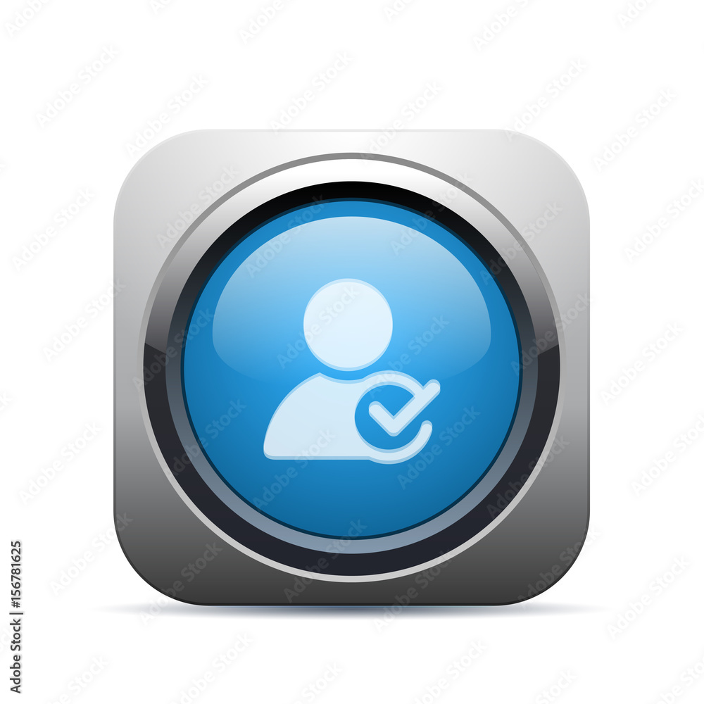 Square Push-Button - Vector Square Push-Button - Vector