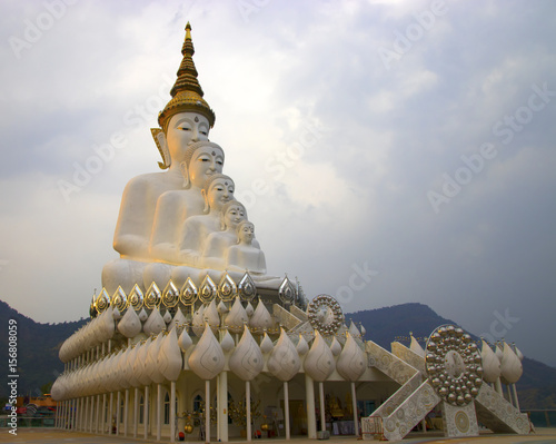 Phetchabun, Thailand - April 6,2017: Wat Phra Thart Pha Kaew, is a Buddhist monastery and temple in Khao Kor, Phetchabun, in north-central Thailand photo