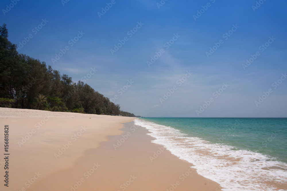 Beautiful sea and blue sky at Andaman sea,thailand Beautiful sea and blue sky at Andaman sea,thailand