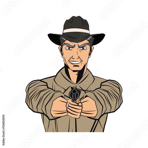 cowboy man cartoon character, modern western cattle hurdlers in traditional cowboy outfit. vector illustration