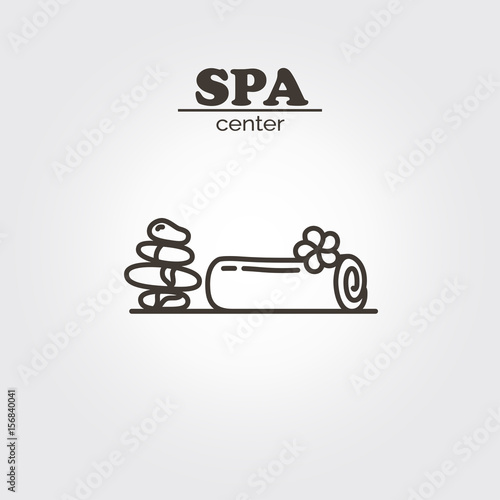 SPA center - logo template