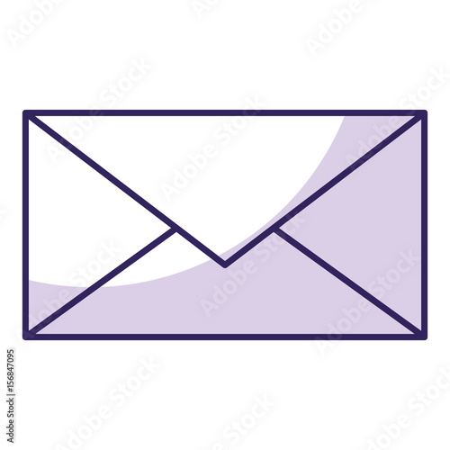 envelope mail isolated icon vector illustration design