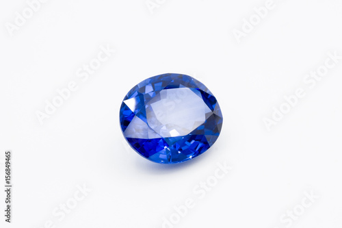 sapphire on white background, Blue sapphire Blue gems, Gem, Blue