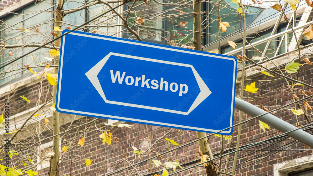 Obraz premium Schild 199 - Workshop