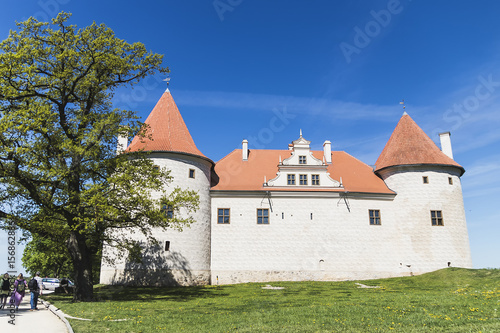 The old palace Latvija.Bauska. is restored