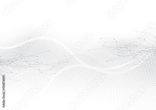 vector background abstract technology communication data Science