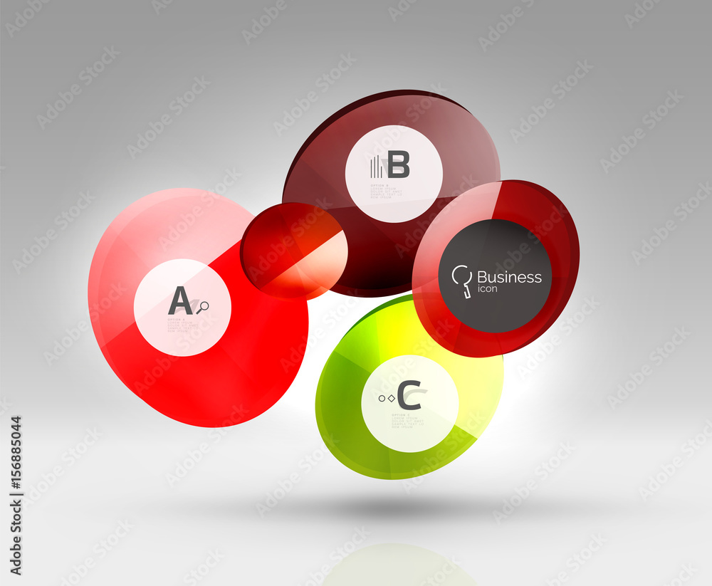 Circle geometric abstract background Circle geometric abstract background