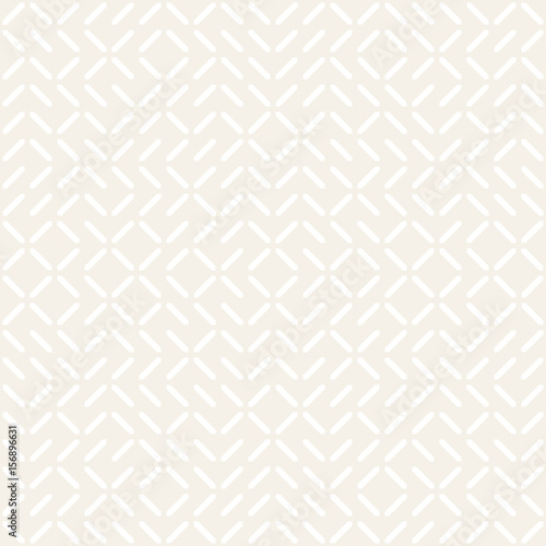 Geometric Ethnic Lattice. Stylish Subtle Texture. Vector Abstract Seamless Pattern.