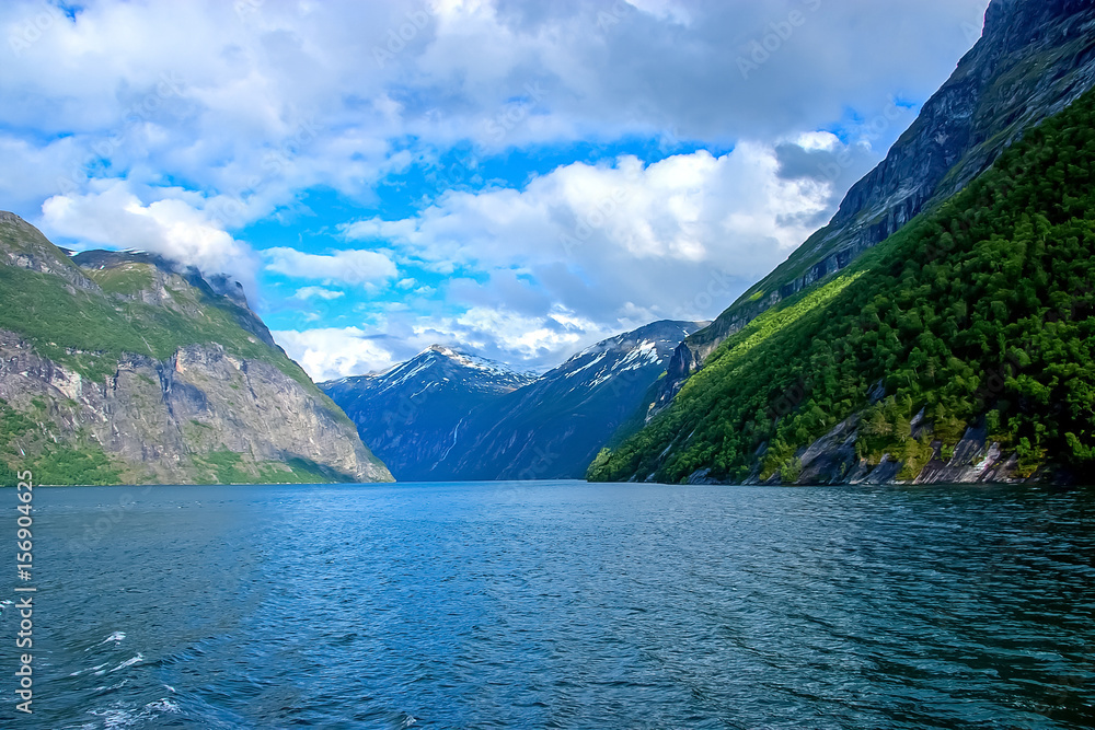 Geiranger fjord, Norway Geiranger fjord, Norway