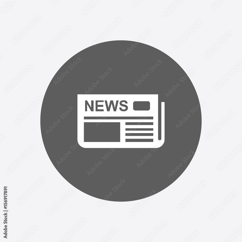 Flat design. Overview of news media, the first news page. Flat design. Overview of news media, the first news page.