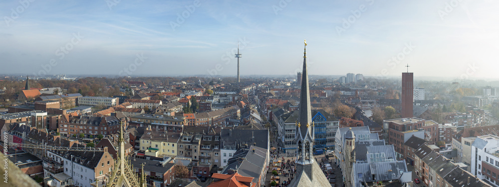 Wesel Panorama Luftbild