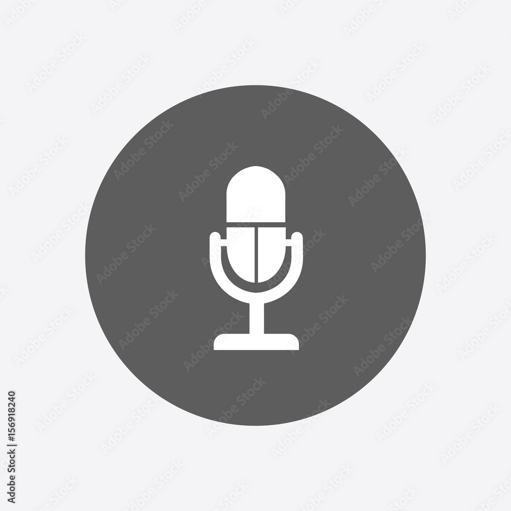 Speaker icon. Live music sign. Flat design style. Speaker icon. Live music sign. Flat design style.