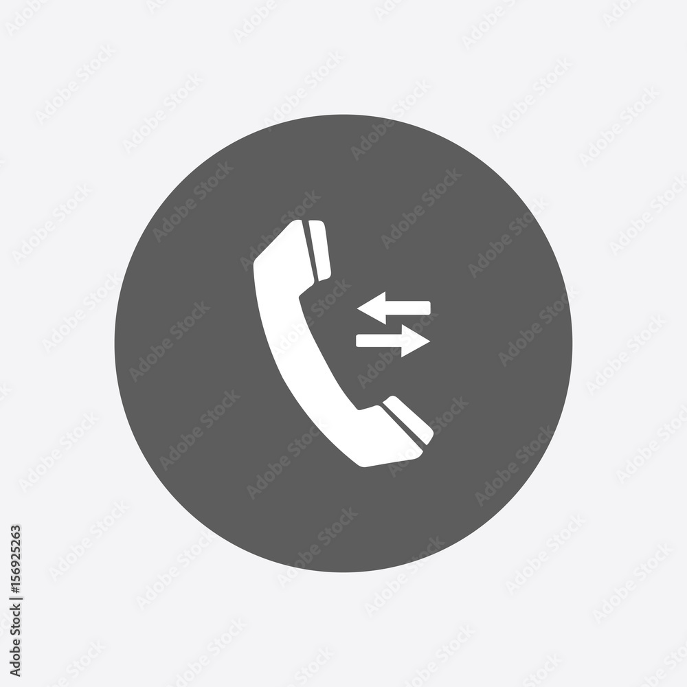 Phone icon. Flat design style. Feedback symbol. Phone icon. Flat design style. Feedback symbol.