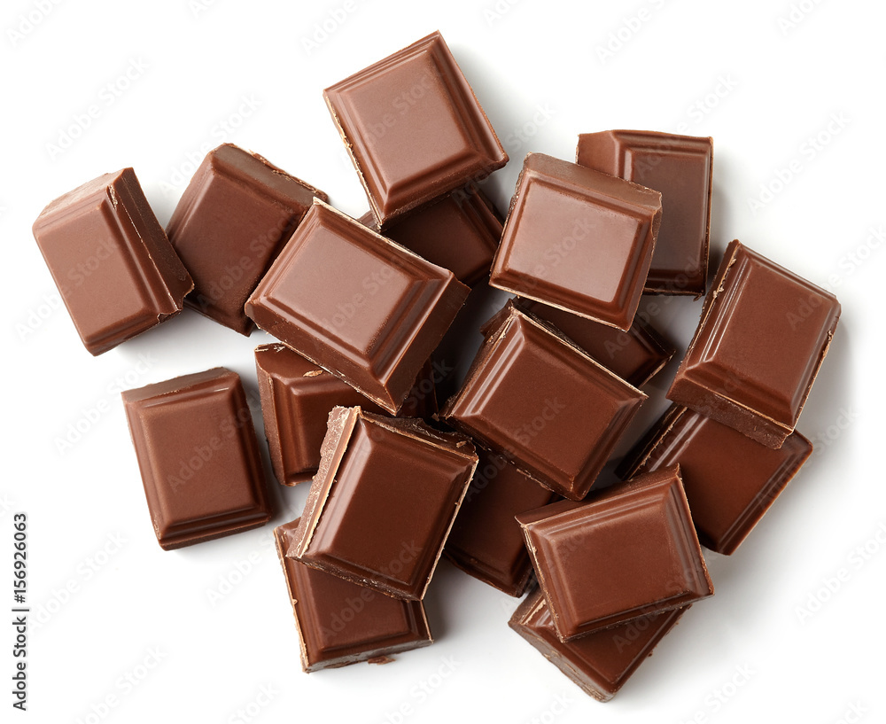 Milk chocolate pieces Milk chocolate pieces