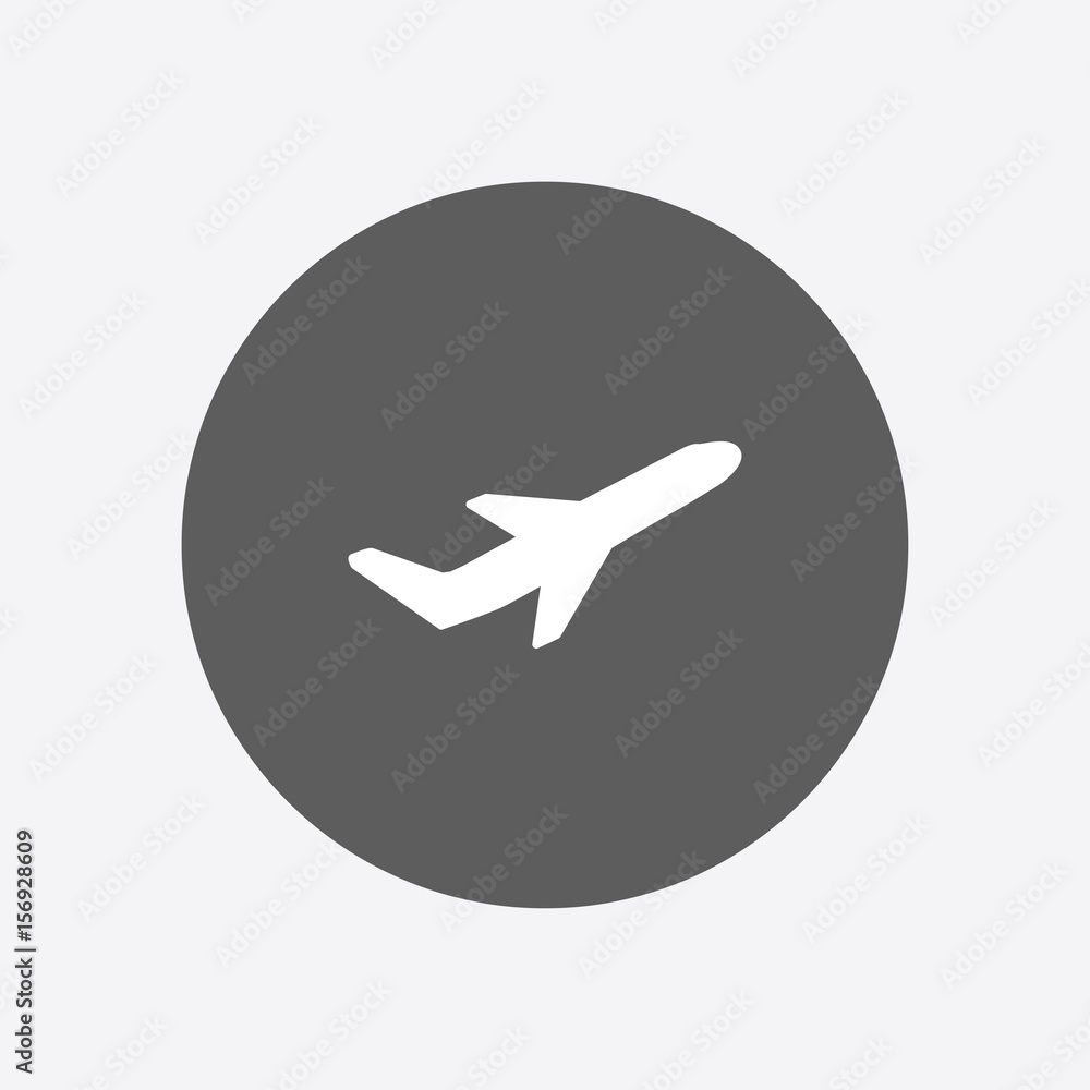 Airplane flight tickets air fly travel takeoff silhouette element. Plane symbol. Travel icon. Flat design. Airplane flight tickets air fly travel takeoff silhouette element. Plane symbol. Travel icon. Flat design.