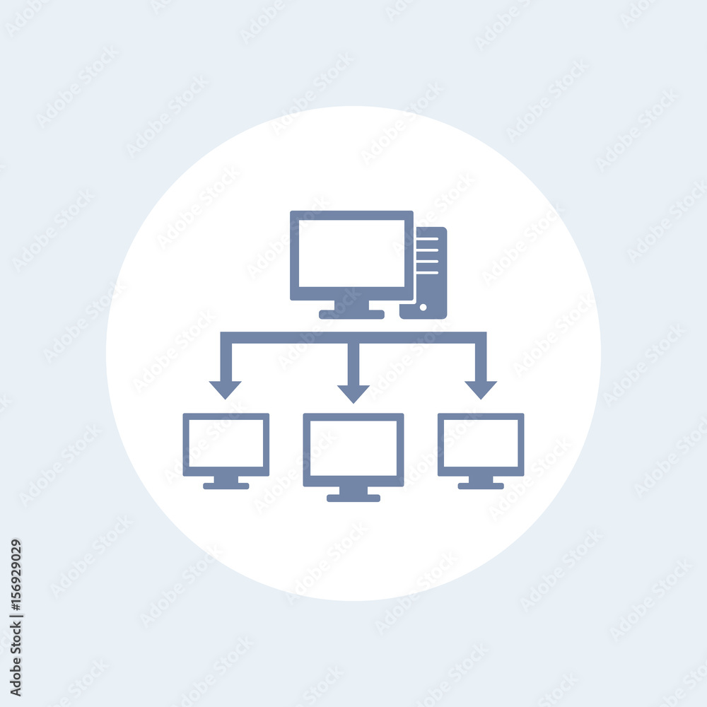 computer network icon computer network icon