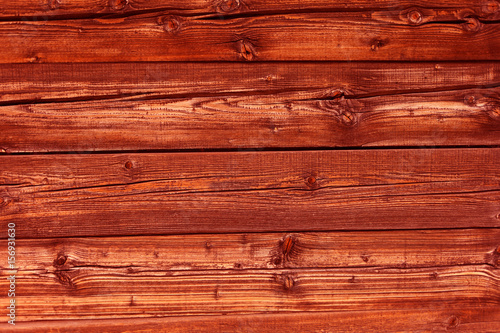 Natural red colored pine wood panels as background